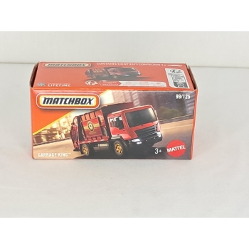 Matchbox 1:64 Garbage King red